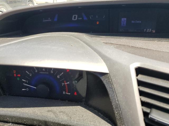 19XFB2F9XCE315714 - 2012 HONDA CIVIC EXL Gris photo 9