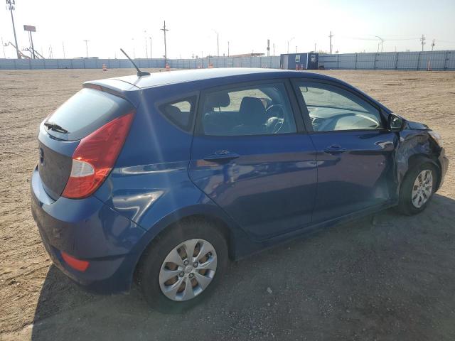 KMHCT5AEXHU334743 - 2017 HYUNDAI ACCENT SE BLUE photo 3