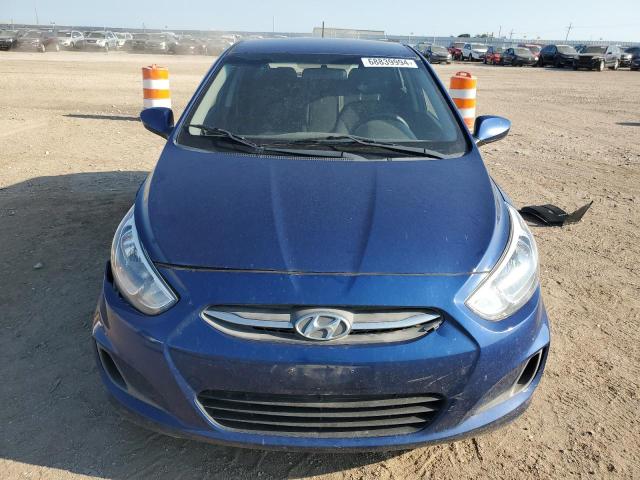 KMHCT5AEXHU334743 - 2017 HYUNDAI ACCENT SE BLUE photo 5