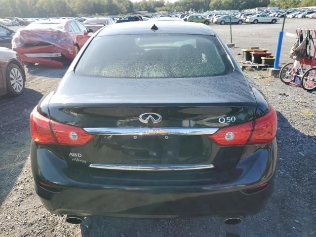 JN1CV7AR9HM681965 - 2017 INFINITI Q50 BASE BLACK photo 6