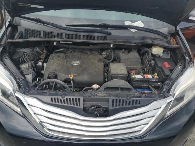 5TDDZ3DCXHS151806 - 2017 TOYOTA SIENNA XLE BLACK photo 12