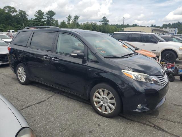 5TDDZ3DCXHS151806 - 2017 TOYOTA SIENNA XLE BLACK photo 4