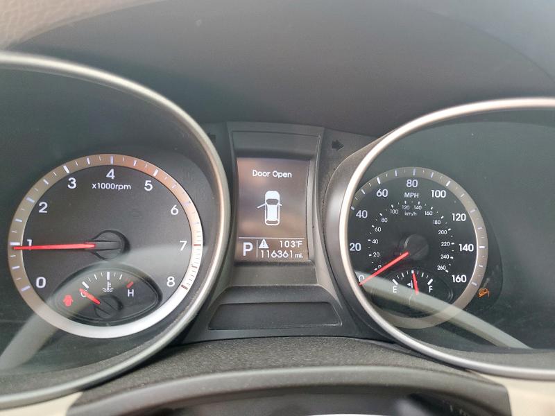 5XYZU3LB8EG161384 - 2014 HYUNDAI SANTA FE S 灰色 照片 9