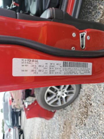 3C4NJDBB0HT624663 - 2017 JEEP COMPASS LATITUDE Қызыл фото 14