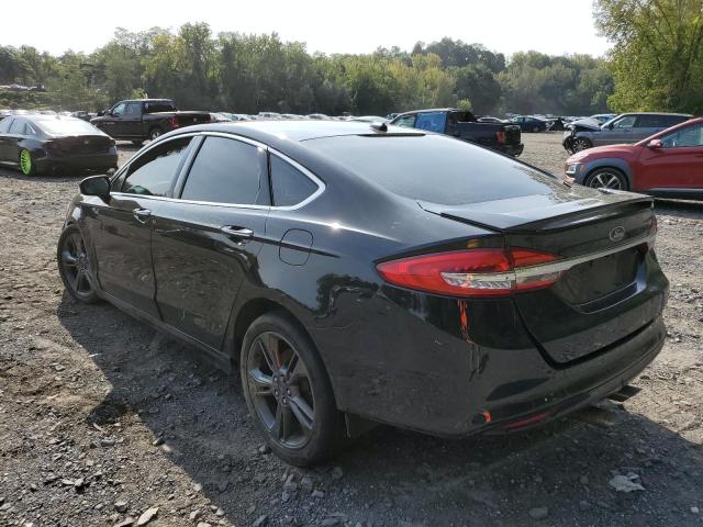 3FA6P0VP9JR159909 - 2018 FORD FUSION SPORT BLACK photo 2