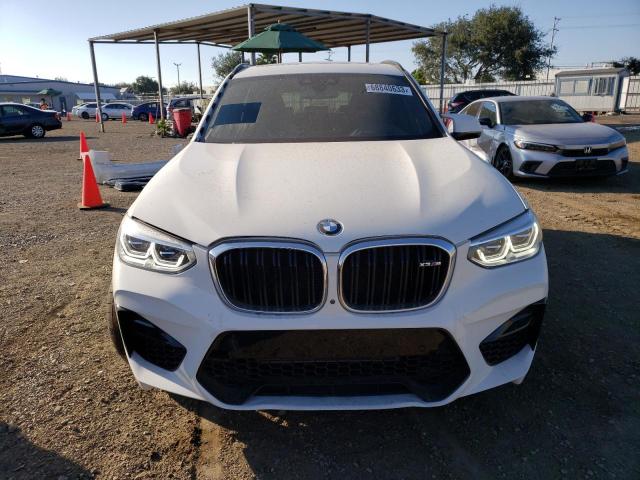 5YMTS0C04L9B70682 - 2020 BMW X3 M COMPETITION WHITE photo 5