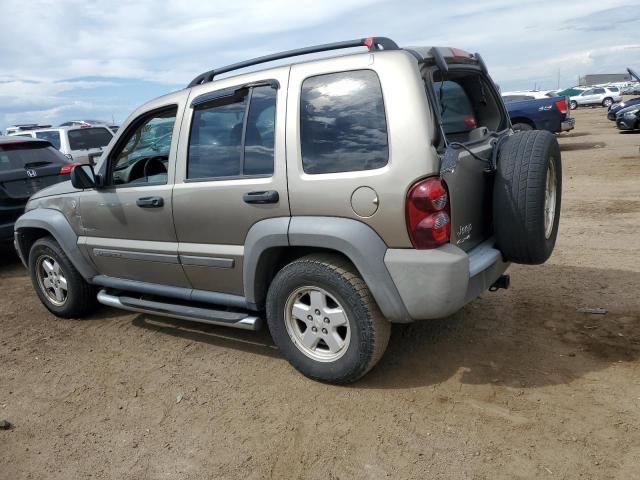 1J4GL48KX6W173558 - 2006 JEEP LIBERTY SPORT TAN photo 2