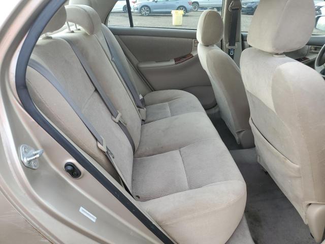 1NXBR32E96Z639807 - 2006 TOYOTA COROLLA CE ოქროსფერი ფოტო 10