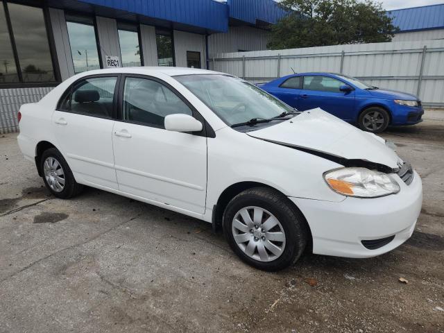 JTDBR32E342026448 - 2004 TOYOTA COROLLA CE WHITE photo 4