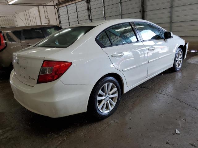 19XFB2F96CE336642 - 2012 HONDA CIVIC EXL Білий фото 3