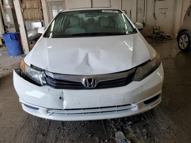 19XFB2F96CE336642 - 2012 HONDA CIVIC EXL Білий фото 5