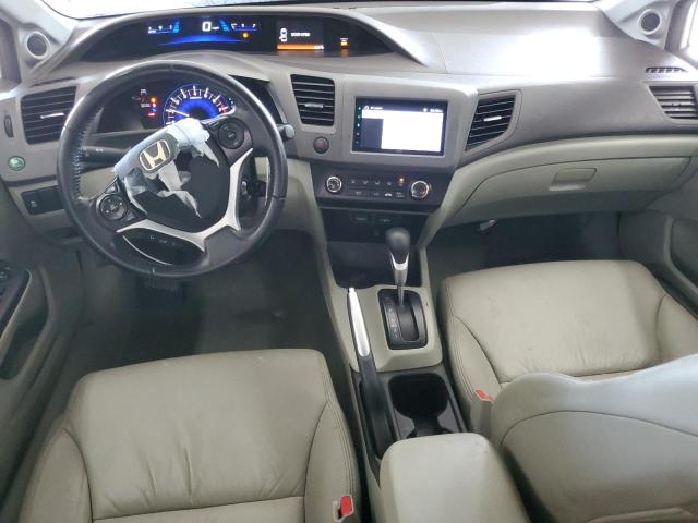 19XFB2F96CE336642 - 2012 HONDA CIVIC EXL Білий фото 8