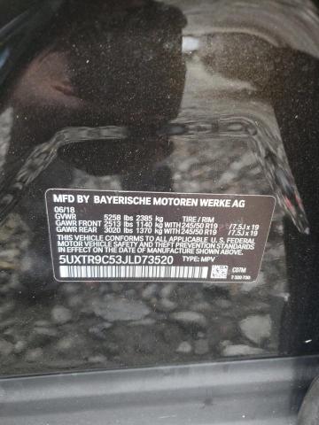 5UXTR9C53JLD73520 - 2018 BMW X3 XDRIVE30I GRAY photo 13