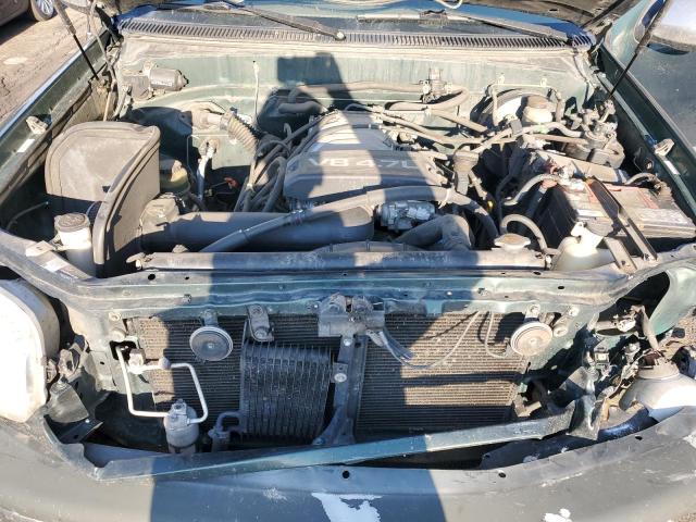 5TBBT4415YS004329 - 2000 TOYOTA TUNDRA ACCESS CAB GREEN photo 11