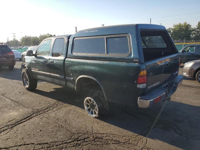 5TBBT4415YS004329 - 2000 TOYOTA TUNDRA ACCESS CAB GREEN photo 2