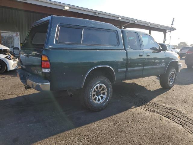 5TBBT4415YS004329 - 2000 TOYOTA TUNDRA ACCESS CAB GREEN photo 3