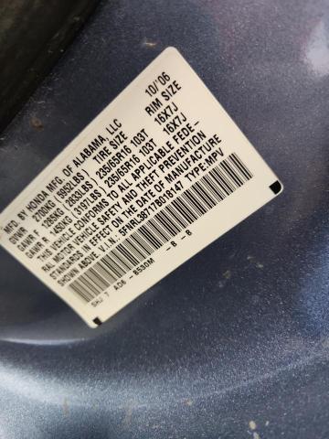 5FNRL38717B018147 - 2007 HONDA ODYSSEY EXL BLUE photo 14