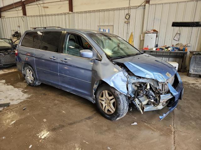 5FNRL38717B018147 - 2007 HONDA ODYSSEY EXL BLUE photo 4