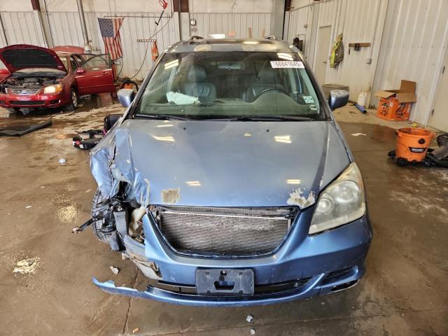 5FNRL38717B018147 - 2007 HONDA ODYSSEY EXL BLUE photo 5