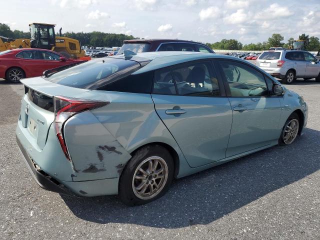 JTDKBRFU2J3065241 - 2018 TOYOTA PRIUS 青绿色 照片 3