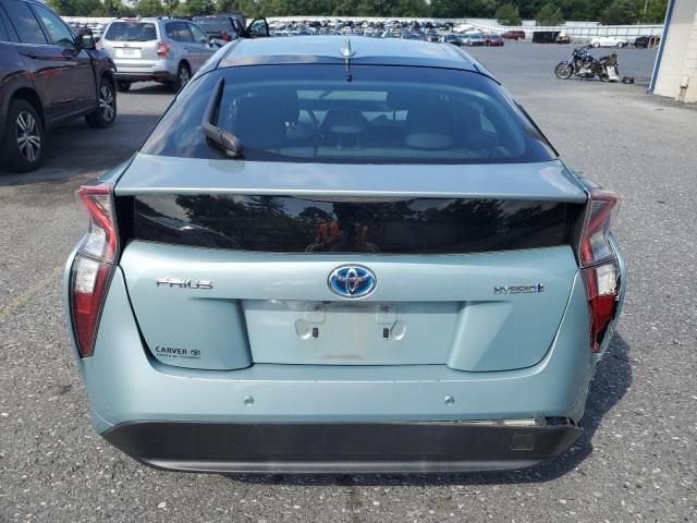 JTDKBRFU2J3065241 - 2018 TOYOTA PRIUS 青绿色 照片 6