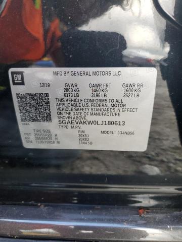 5GAEVAKW0LJ180613 - 2020 BUICK ENCLAVE ESSENCE Қара фото 13