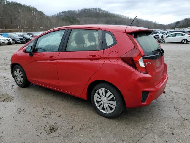 JHMGK5H5XGX002280 - 2016 HONDA FIT LX RED photo 2