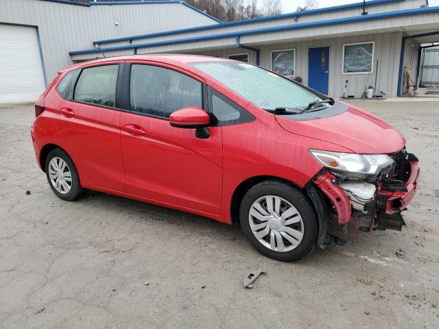 JHMGK5H5XGX002280 - 2016 HONDA FIT LX RED photo 4