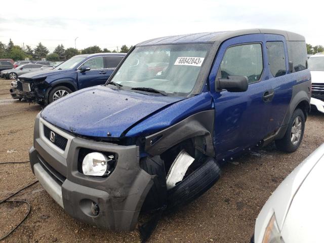 5J6YH28554L029287 - 2004 HONDA ELEMENT EX BLUE photo 1