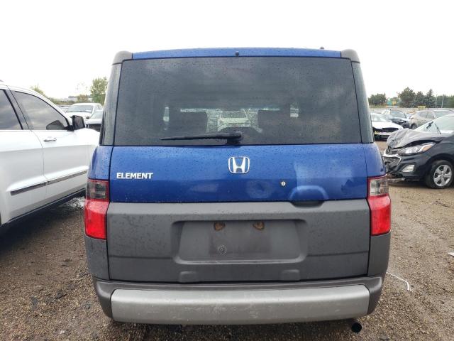 5J6YH28554L029287 - 2004 HONDA ELEMENT EX BLUE photo 6