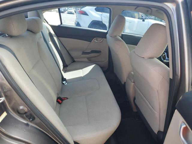 19XFB2F57DE271475 - 2013 HONDA CIVIC LX GRAY photo 10