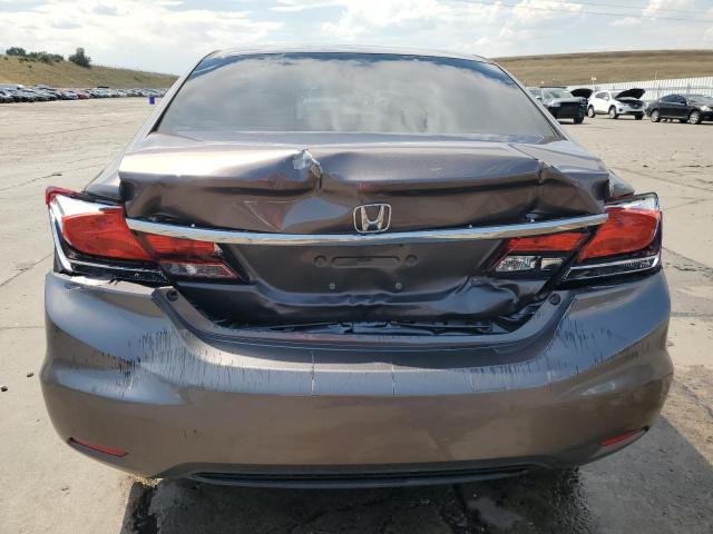 19XFB2F57DE271475 - 2013 HONDA CIVIC LX GRAY photo 6