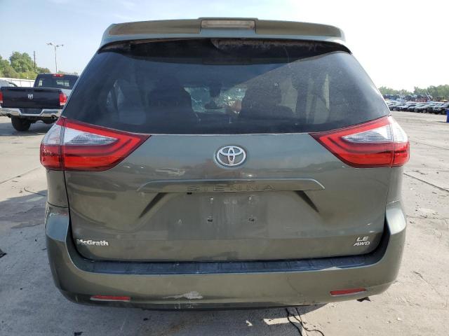 5TDJZ3DC2LS247974 - 2020 TOYOTA SIENNA LE მწვანე ფოტო 6