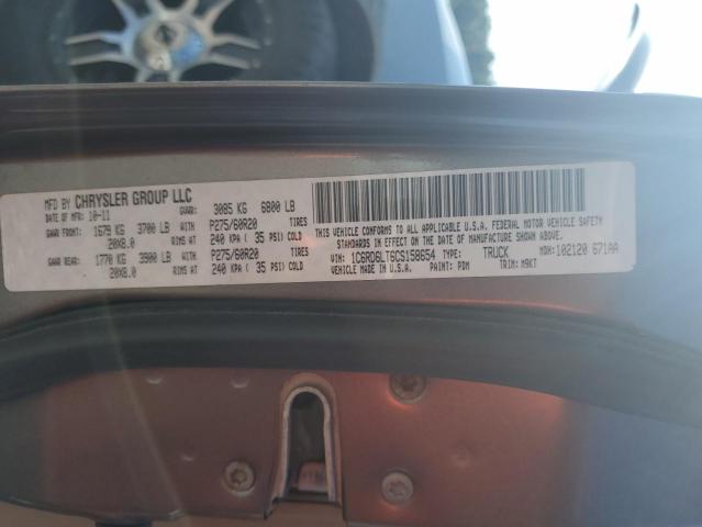 1C6RD6LT6CS158654 - 2012 DODGE RAM 1500 SLT Grau Foto 12