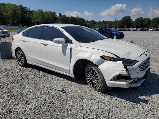 3FA6P0K90HR115569 - 2017 FORD FUSION TITANIUM WHITE photo 4