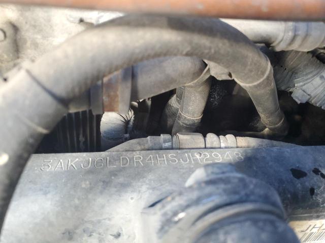 3AKJGLDR4HSJH2948 - 2017 FREIGHTLINER CASCADIA 1 Weiß Foto 10