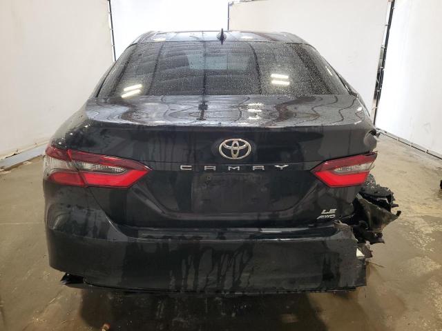 4T1C11BK6NU069060 - 2022 TOYOTA CAMRY LE BLACK photo 6