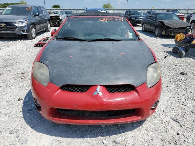 4A3AL25F37E007944 - 2007 MITSUBISHI ECLIPSE SPYDER GS RED photo 5