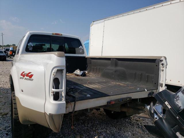 1FTXW43R78ED59892 - 2008 FORD F450 SUPER DUTY WHITE photo 6