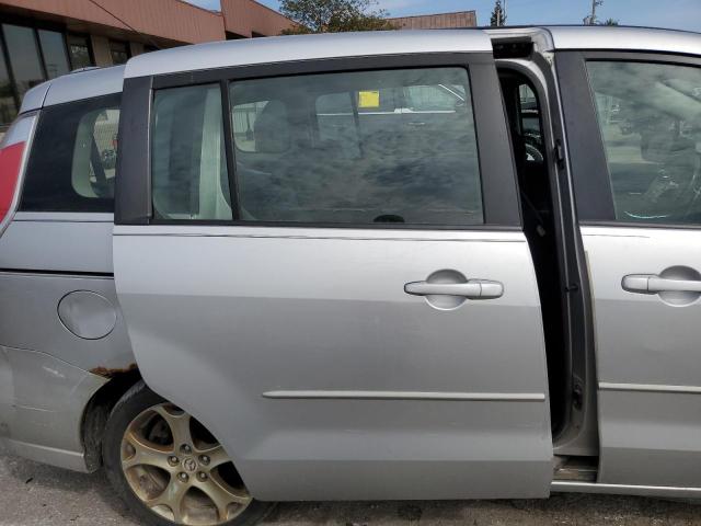 JM1CR29L990339879 - 2009 MAZDA MAZDA5 SILVER photo 10