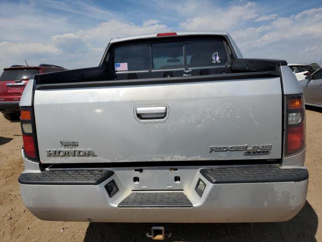 2HJYK16526H551357 - 2006 HONDA RIDGELINE RTL ვერცხლისფერი ფოტო 6