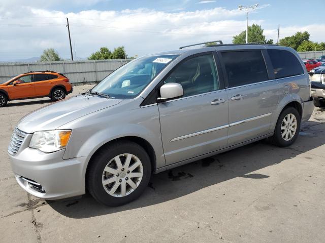 2C4RC1BG0DR720764 - 2013 CHRYSLER TOWN & COU TOURING SILVER photo 1