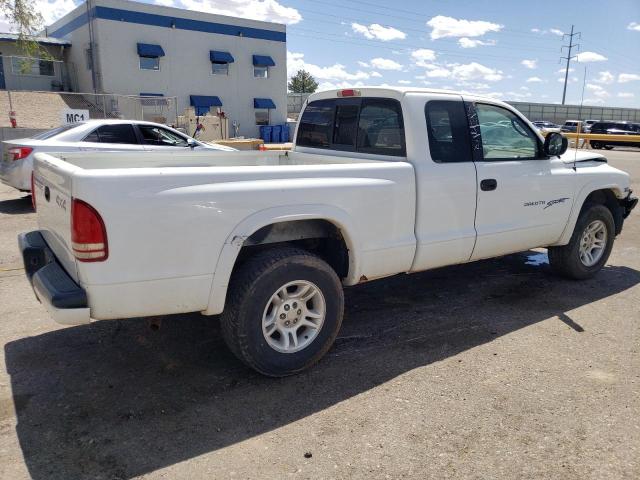 1B7GG22N0YS568523 - 2000 DODGE DAKOTA BAS WHITE photo 3