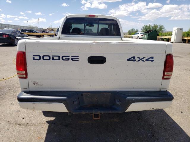 1B7GG22N0YS568523 - 2000 DODGE DAKOTA BAS WHITE photo 6