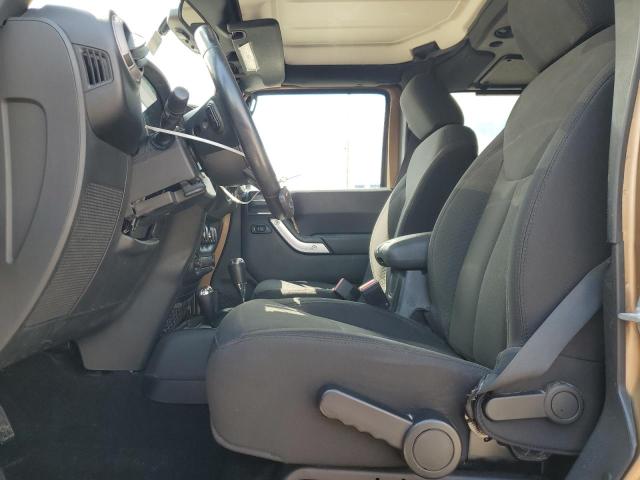 1C4BJWDG2FL665912 - 2015 JEEP WRANGLER U SPORT GOLD photo 7
