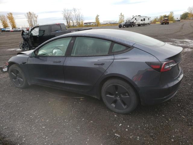 5YJ3E1EA4NF350956 - 2022 TESLA MODEL 3 CHARCOAL photo 2