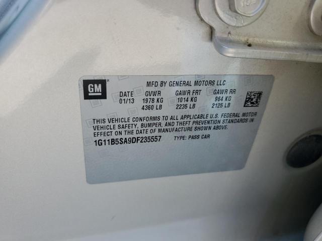 1G11B5SA9DF235557 - 2013 CHEVROLET MALIBU LS Beige Foto 12