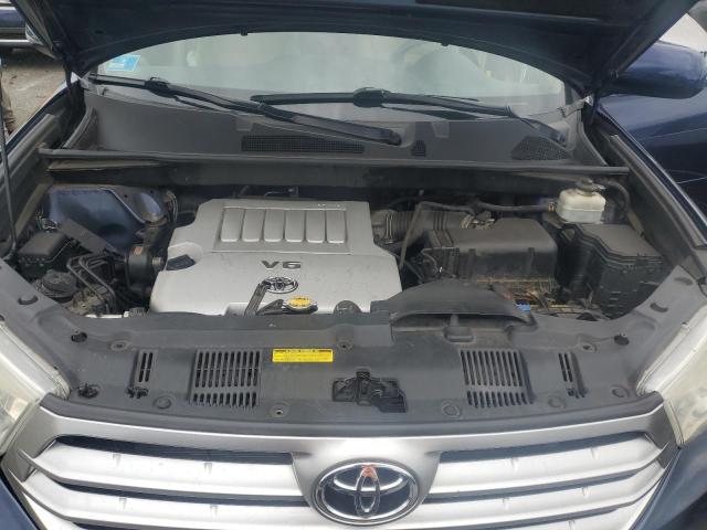 5TDBK3EH8BS043164 - 2011 TOYOTA HIGHLANDER BASE Blau Foto 12