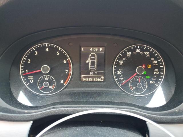 1VWBP7A35DC098370 - 2013 VOLKSWAGEN PASSAT SE WHITE photo 9