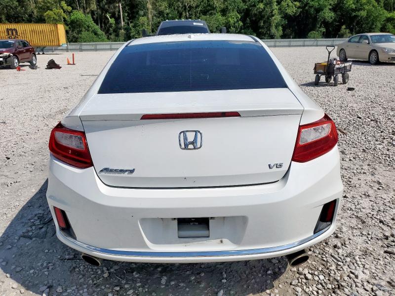 1HGCT2B88FA000965 - 2015 HONDA ACCORD EXL WHITE photo 6